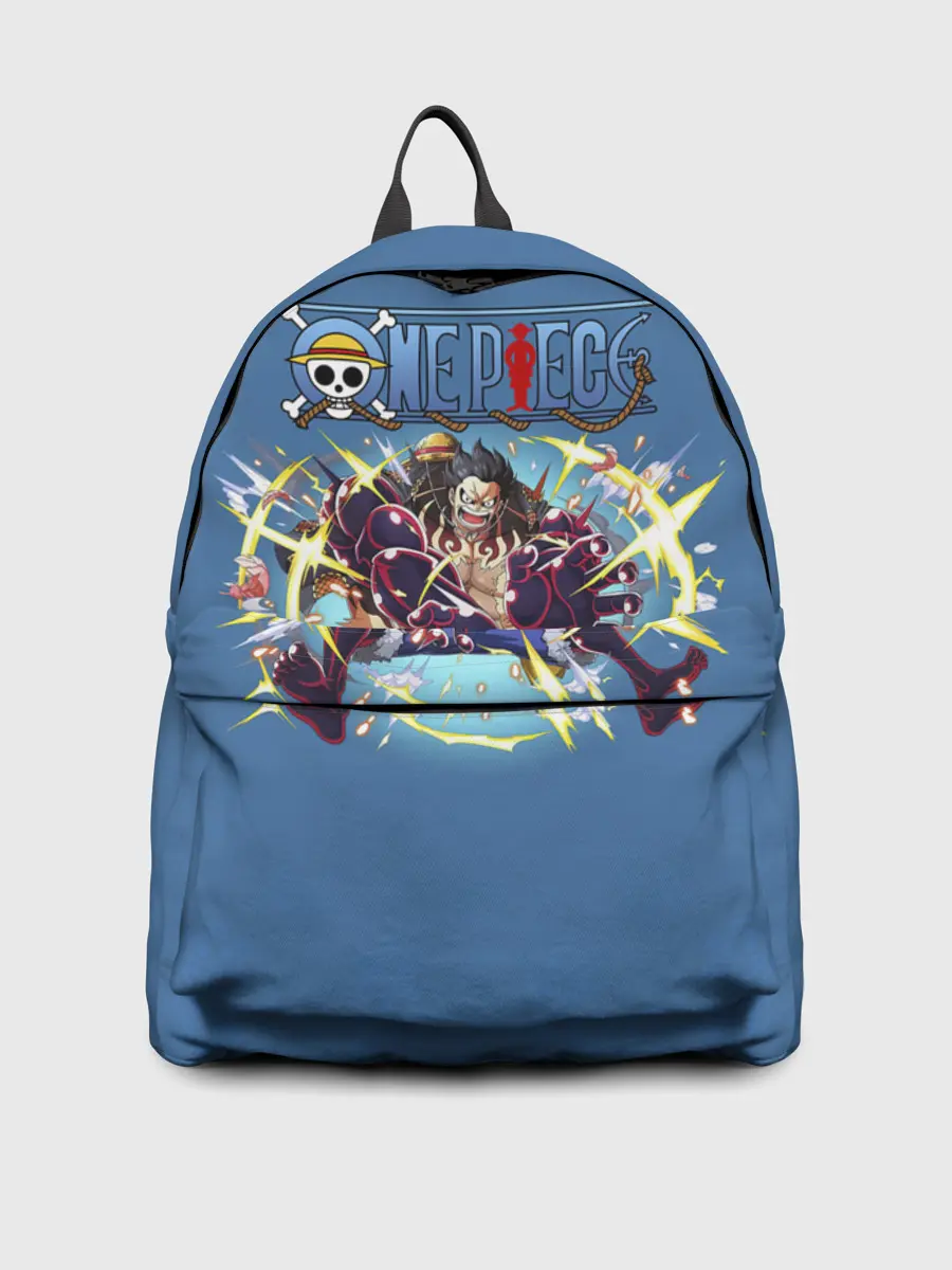 Рюкзак джинсовый / Атака Луффи взрыв | One Piece