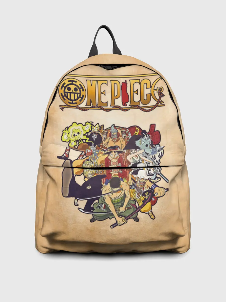 Рюкзак джинсовый / Пираты Соломенной Шляпы | One Piece