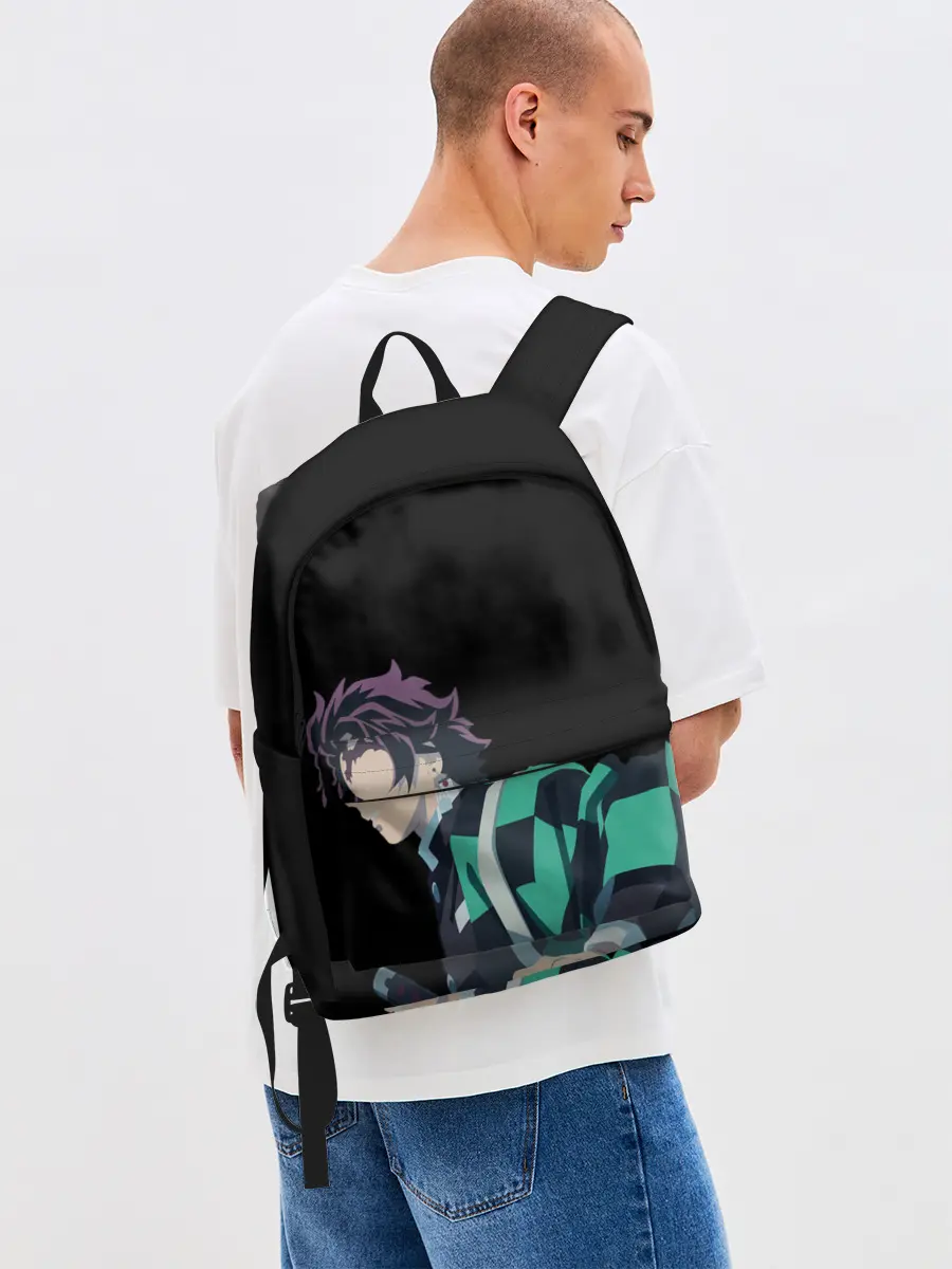 Рюкзак джинсовый / Tanjirou Kamado