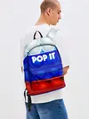 Рюкзак джинсовый / POP IT / ПОП ИТ.