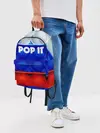 Рюкзак джинсовый / POP IT / ПОП ИТ.