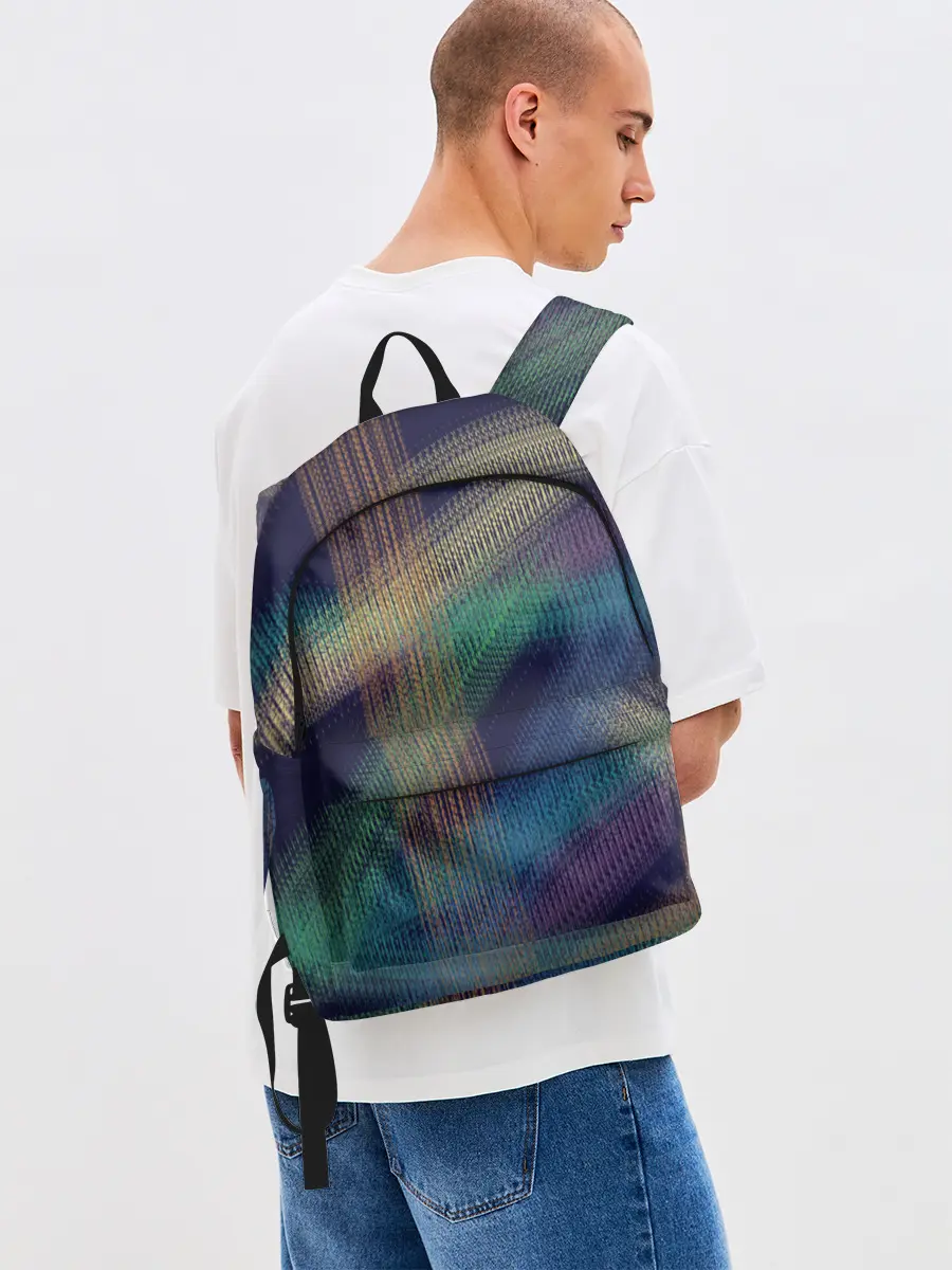 Рюкзак джинсовый / разноцветная