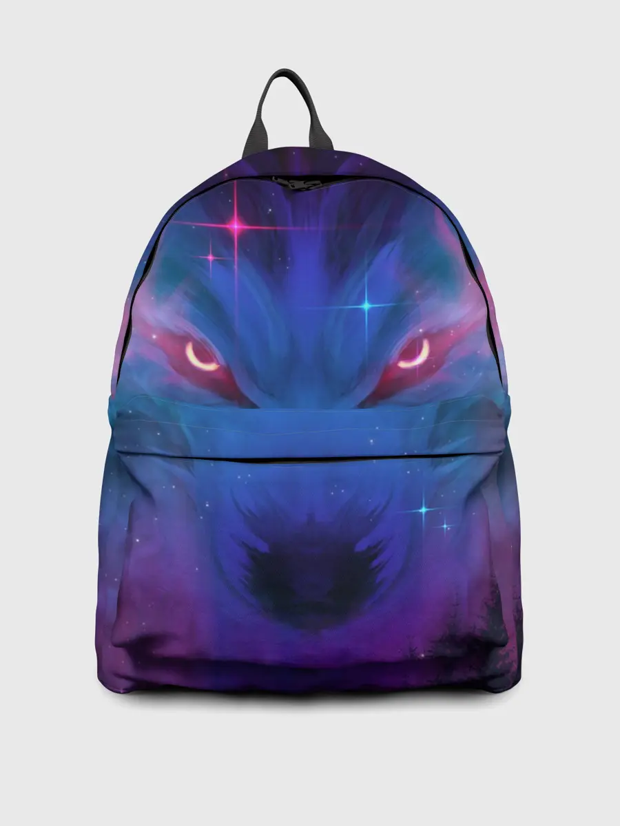 Рюкзак джинсовый / Космо Волк