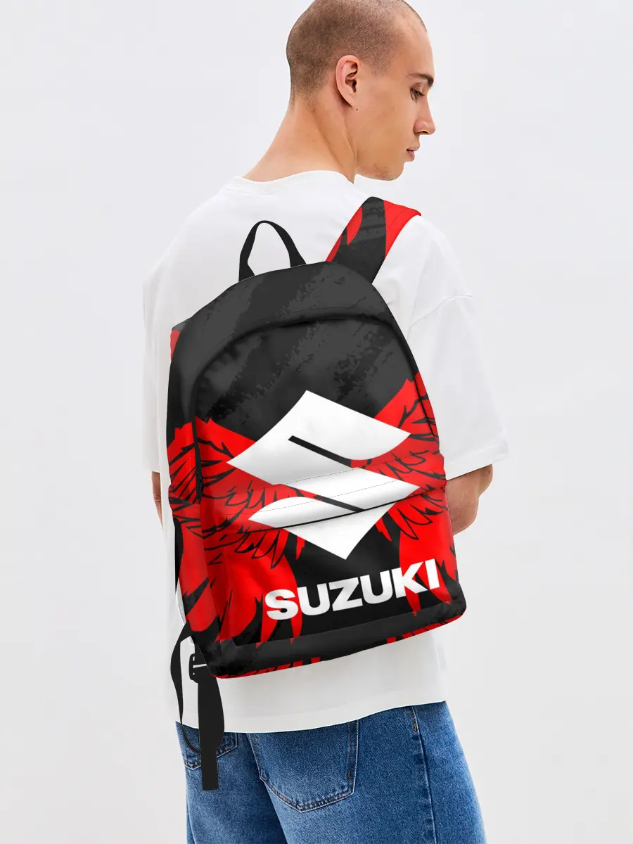 Рюкзак джинсовый / SUZUKI / СУЗУКИ / МОТОСПОРТ