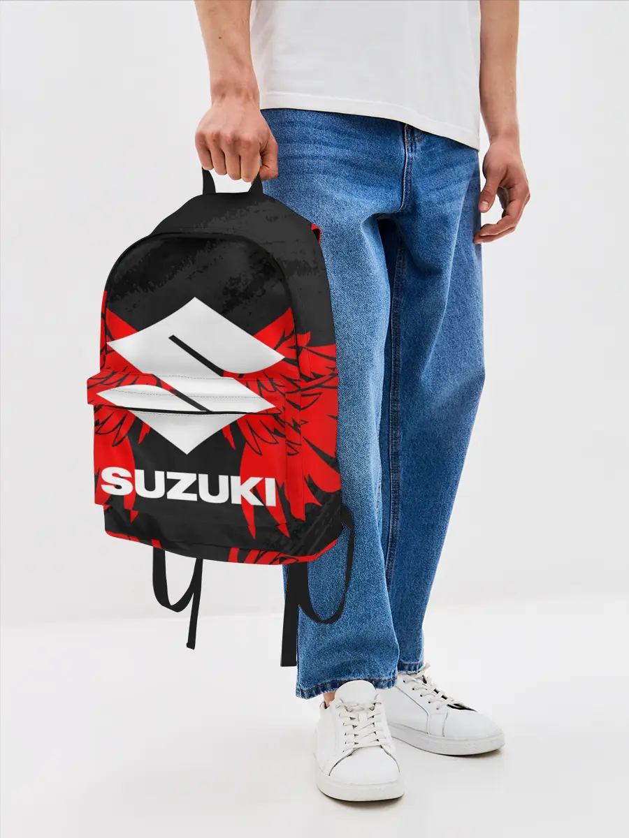 Рюкзак джинсовый / SUZUKI / СУЗУКИ / МОТОСПОРТ