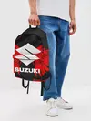 Рюкзак джинсовый / SUZUKI / СУЗУКИ / МОТОСПОРТ