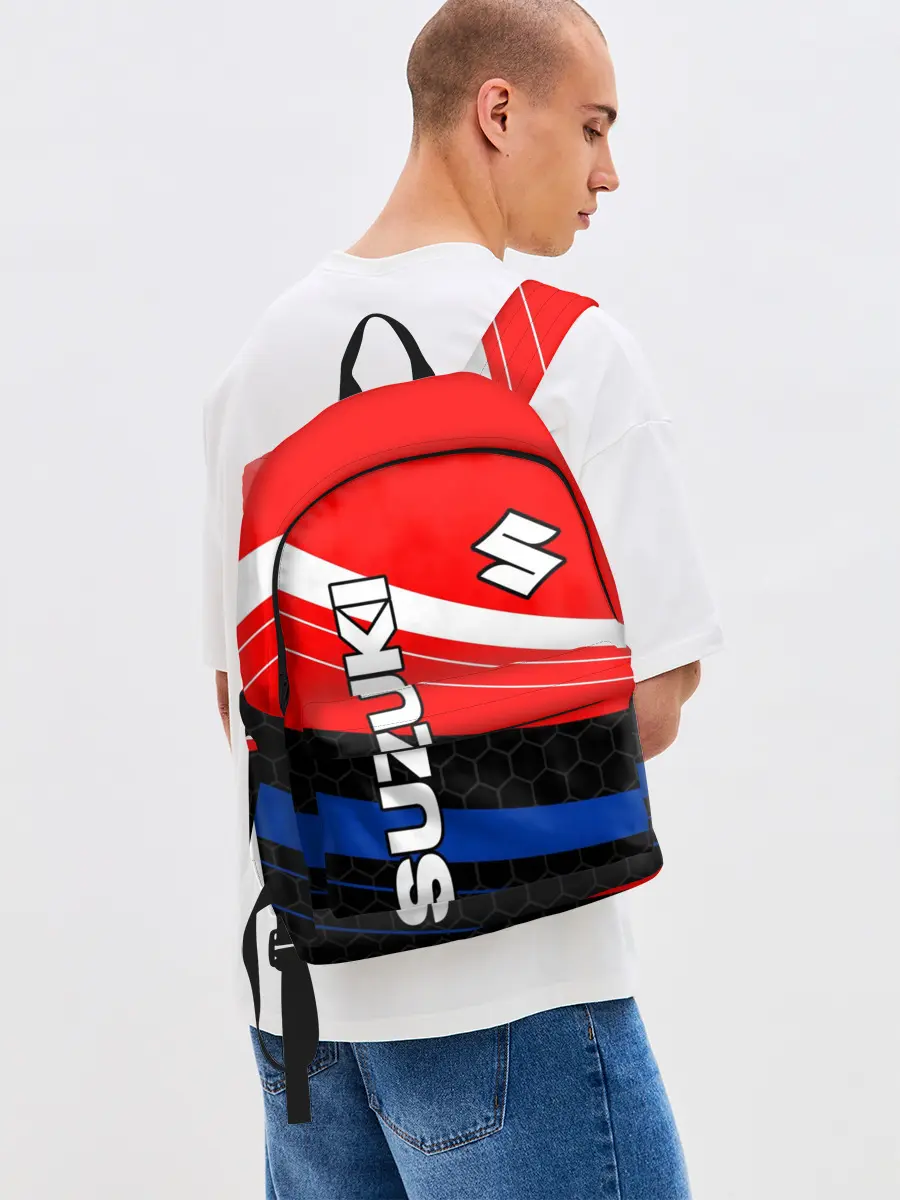 Рюкзак джинсовый / SUZUKI / СУЗУКИ / МОТОСПОРТ