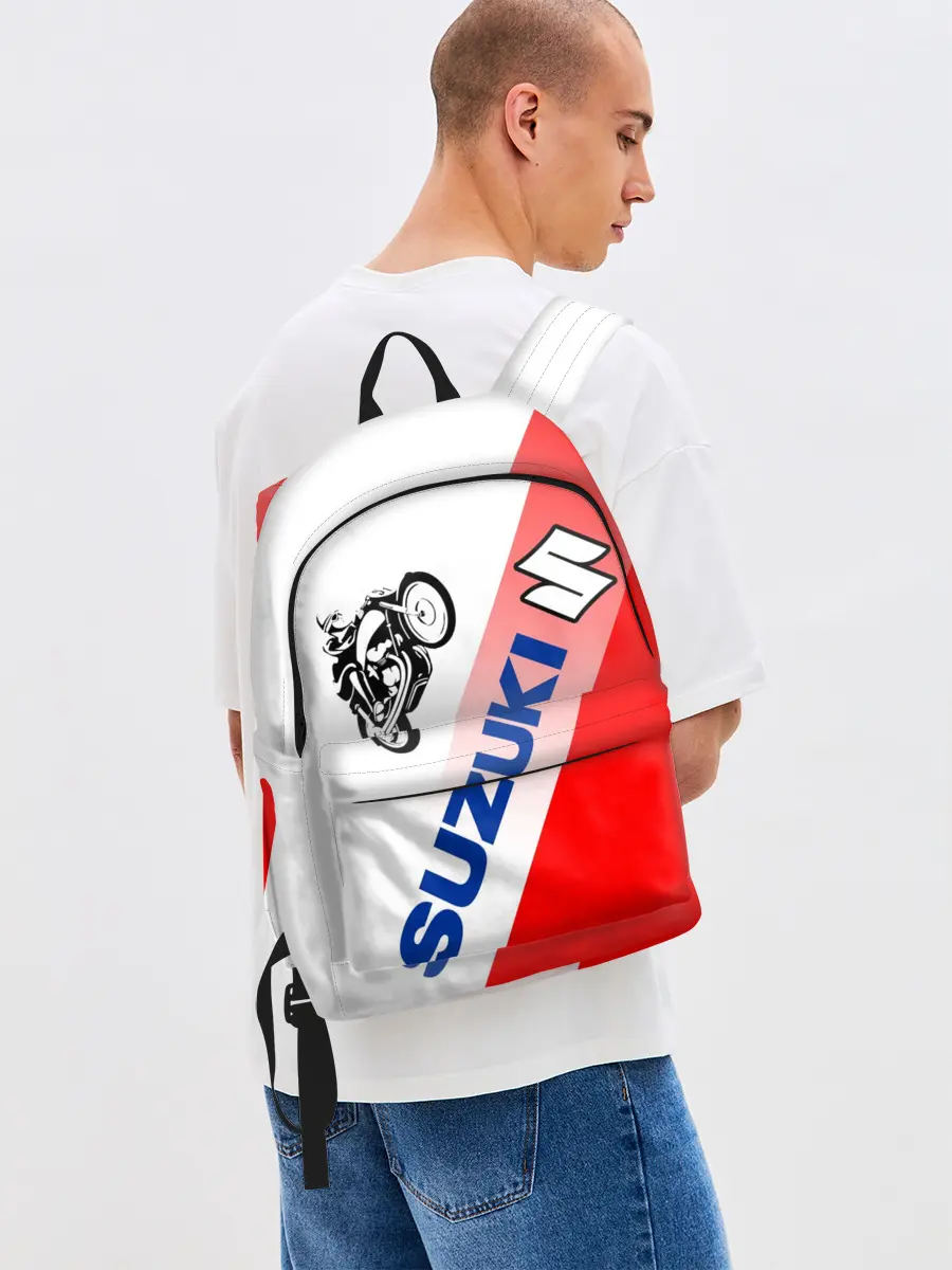 Рюкзак джинсовый / SUZUKI / СУЗУКИ / RACING