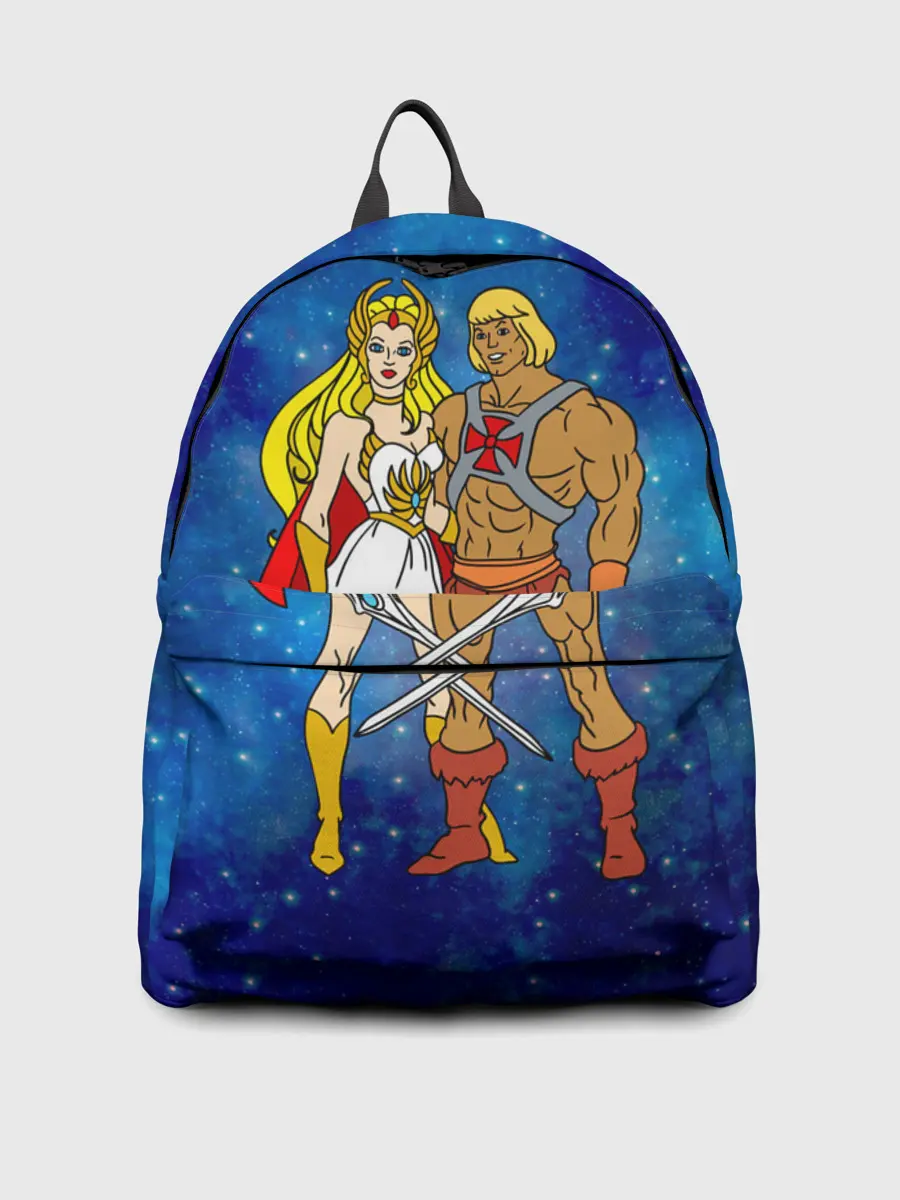 Рюкзак джинсовый / Властелины вселенной, герои