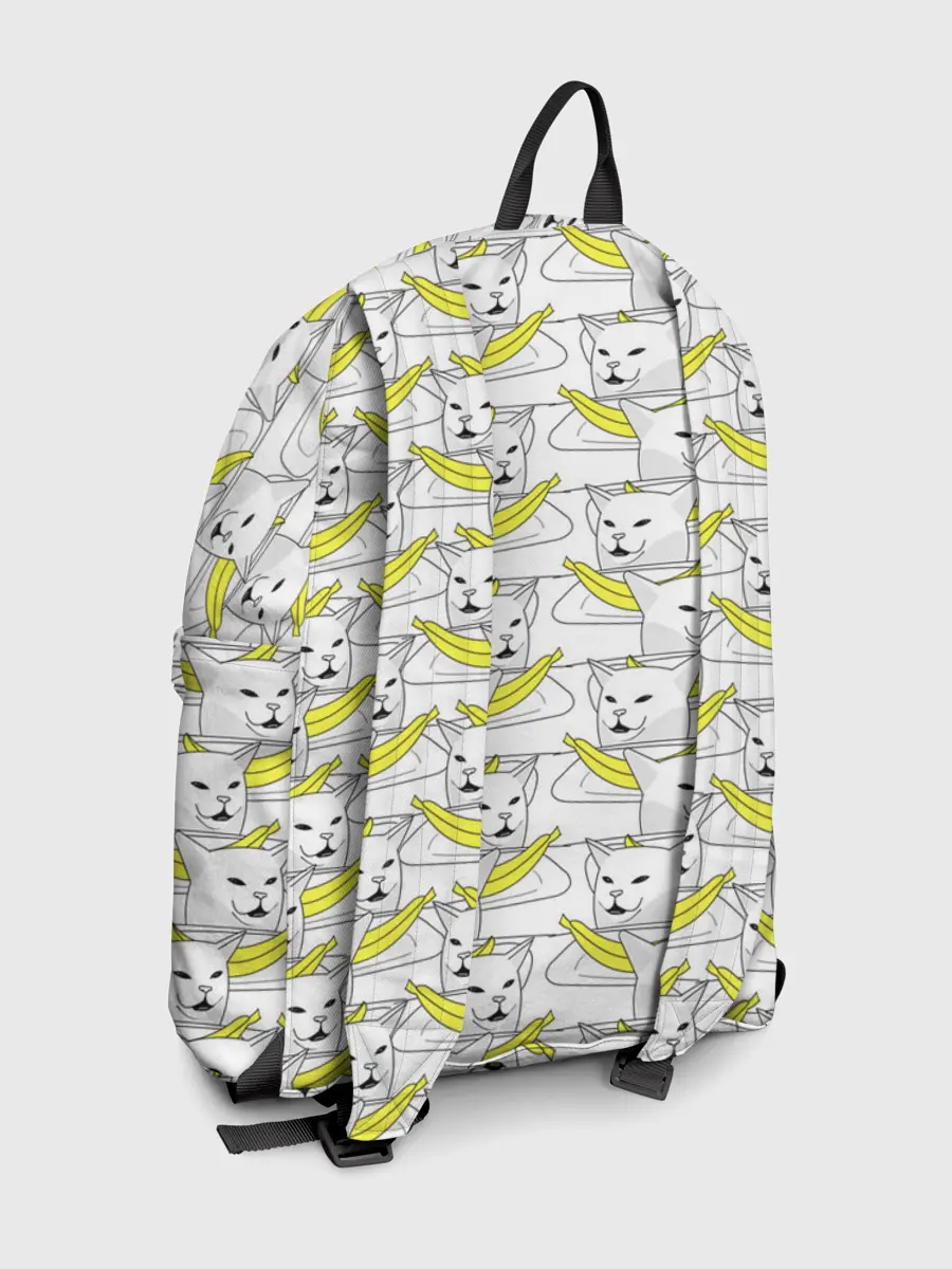 Рюкзак джинсовый / Кот с бананом