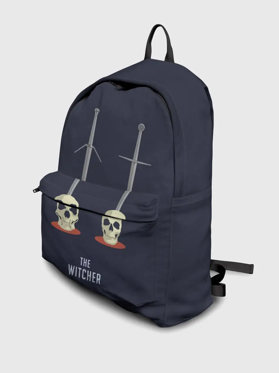 Рюкзак джинсовый / Стальной и серебряный меч