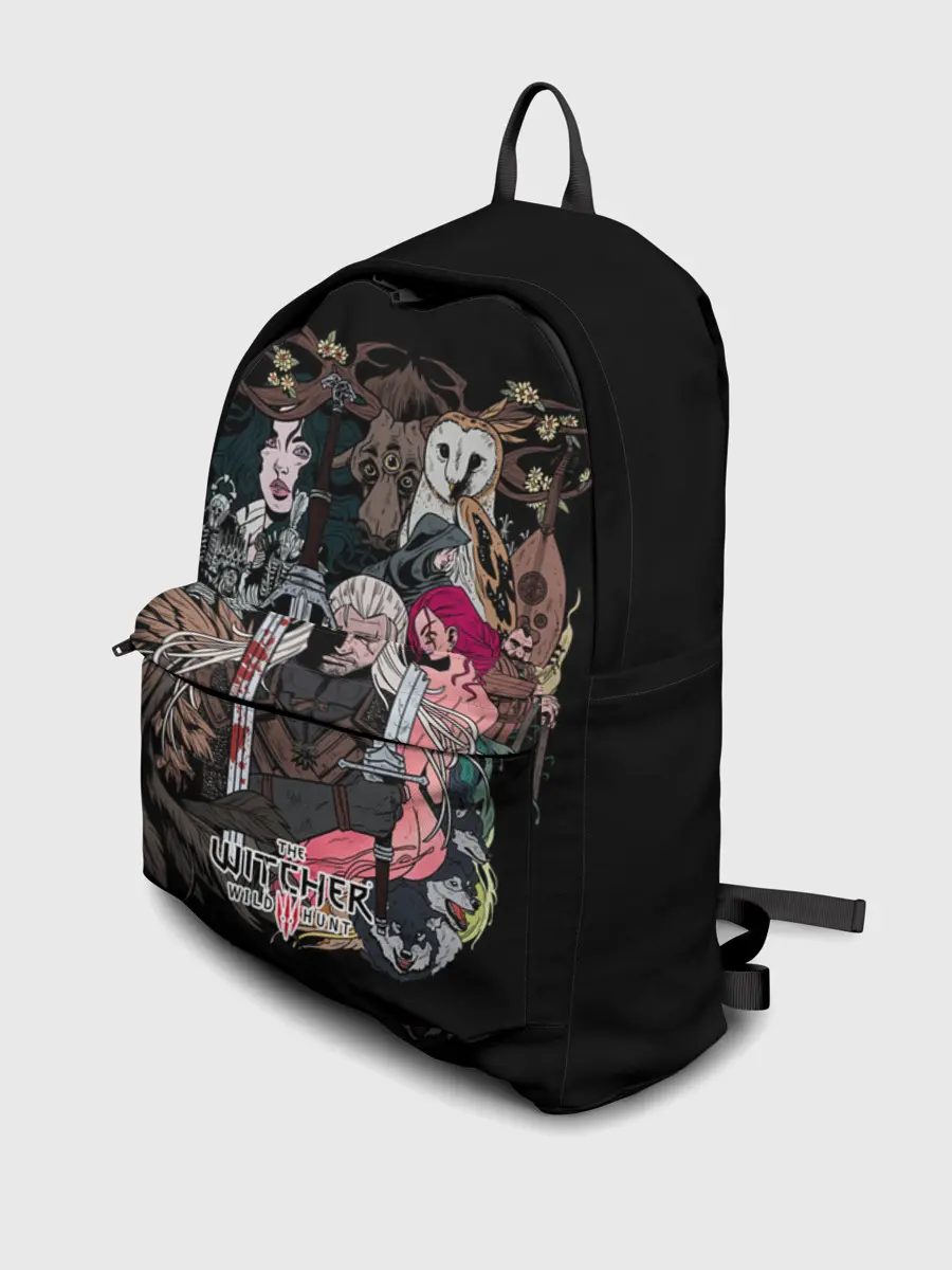 Рюкзак джинсовый / Арт Дикой Охоты