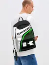 Рюкзак джинсовый / KAWASAKI / КАВАСАКИ / SPORT