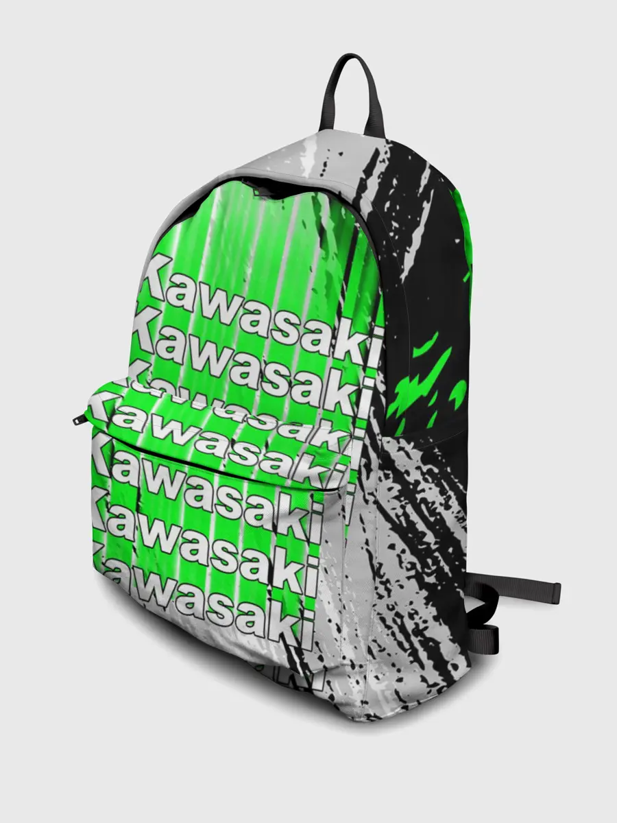Рюкзак джинсовый / KAWASAKI / КАВАСАКИ / SPORT