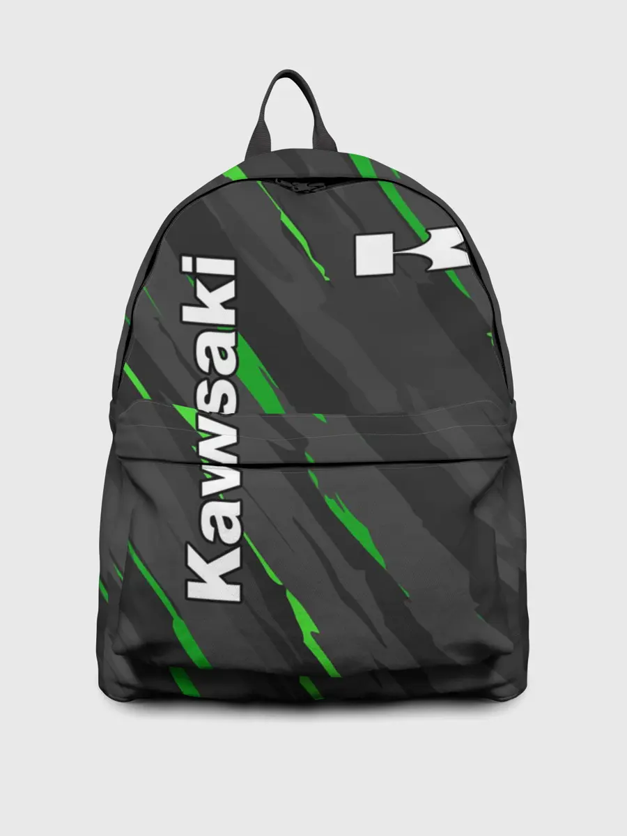 Рюкзак джинсовый / KAWASAKI / КАВАСАКИ / SPORT