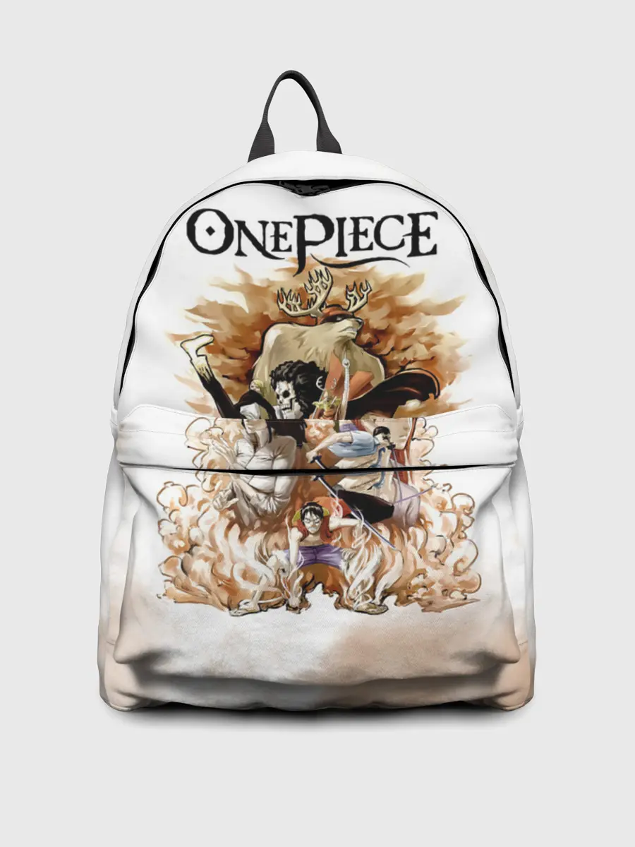 Рюкзак джинсовый / One Piece. Пираты Соломенной Шляпы