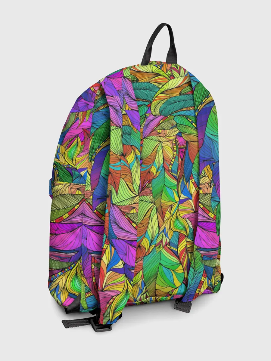 Рюкзак джинсовый / Лев шаман