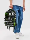 Рюкзак джинсовый / KAWASAKI X MONSTER ENERGY