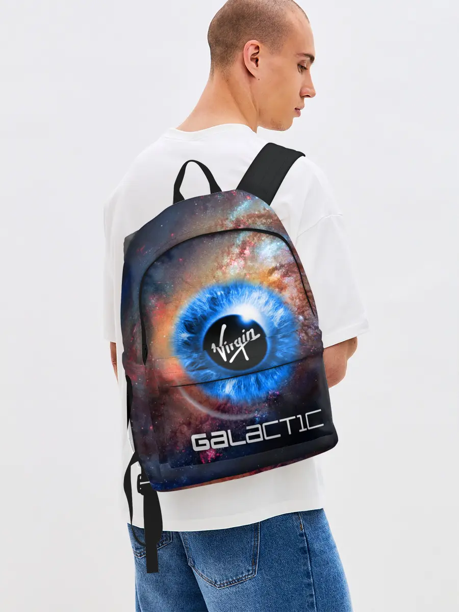 Рюкзак джинсовый / VIRGIN GALACTIC / КОСМОС