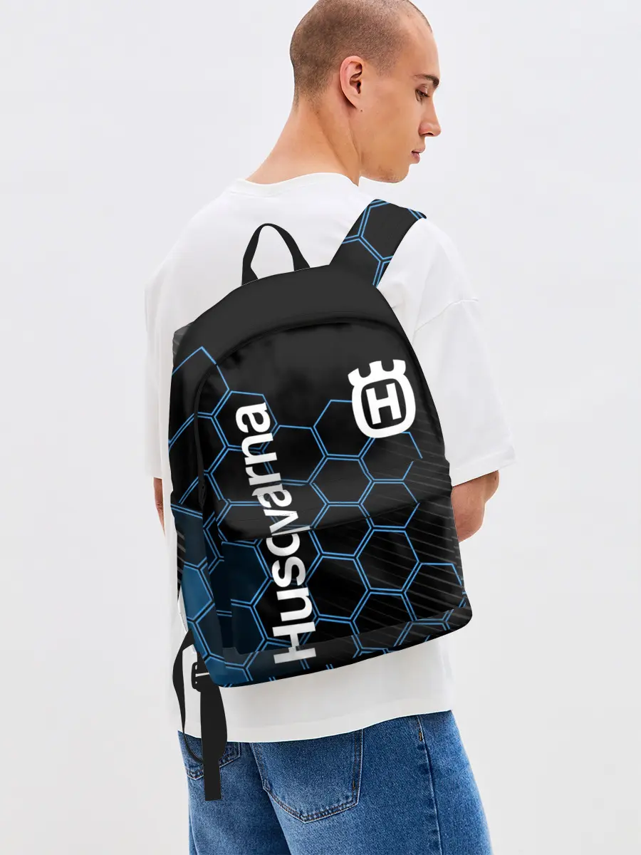 Рюкзак джинсовый / HUSQVARNA / ХУСКВАРНА