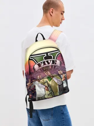 Рюкзак джинсовый / GTA V | TEAM FOREVER AND EVER