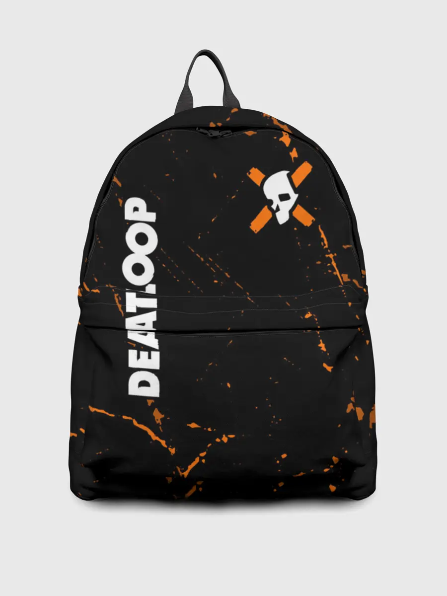 Рюкзак джинсовый / Deathloop - Skull - Grunge