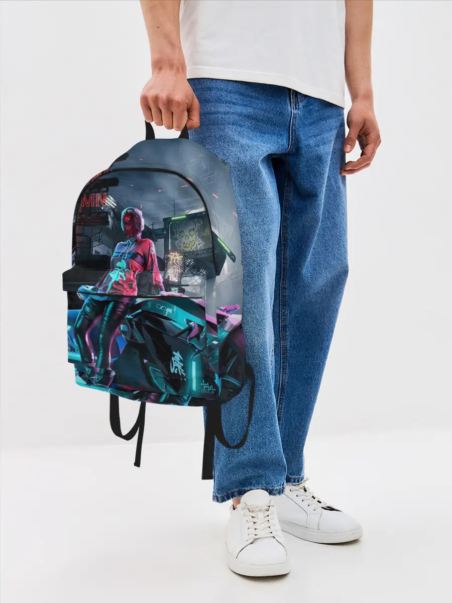 Рюкзак джинсовый / Cyberpunk