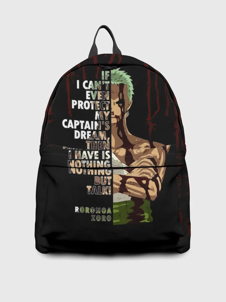 Рюкзак джинсовый / Зоро окровавленный | One Piece