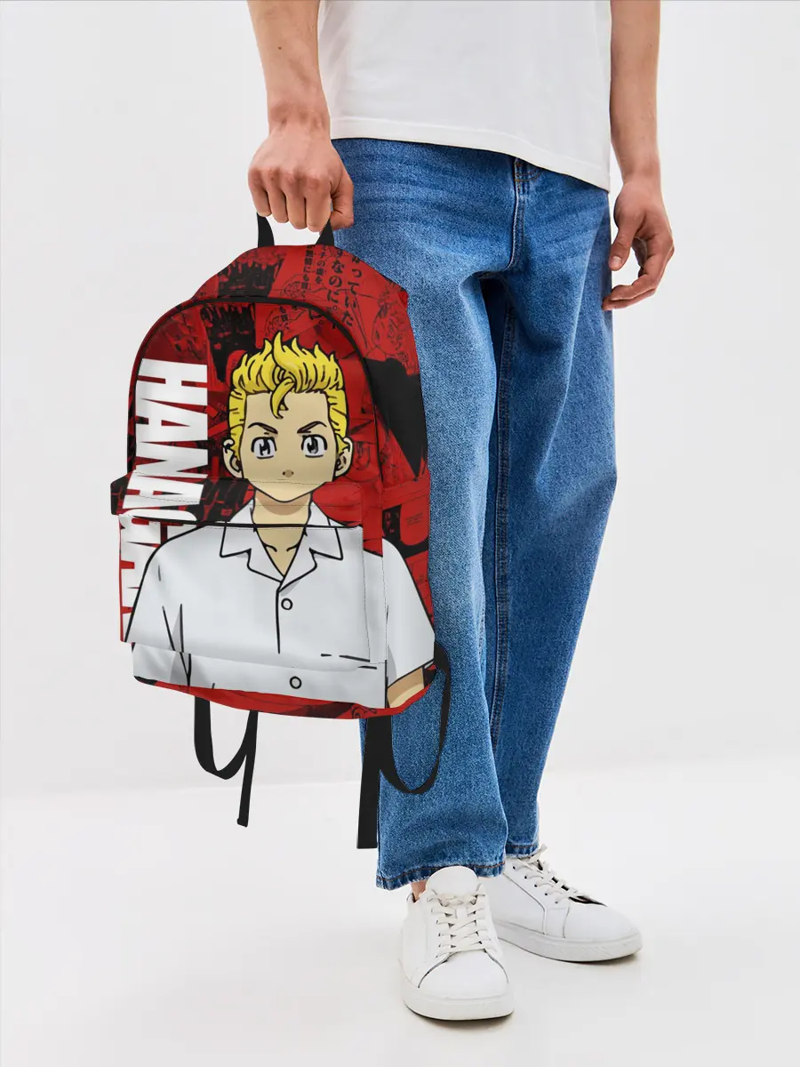 Рюкзак джинсовый / Такемичи Ханагаки