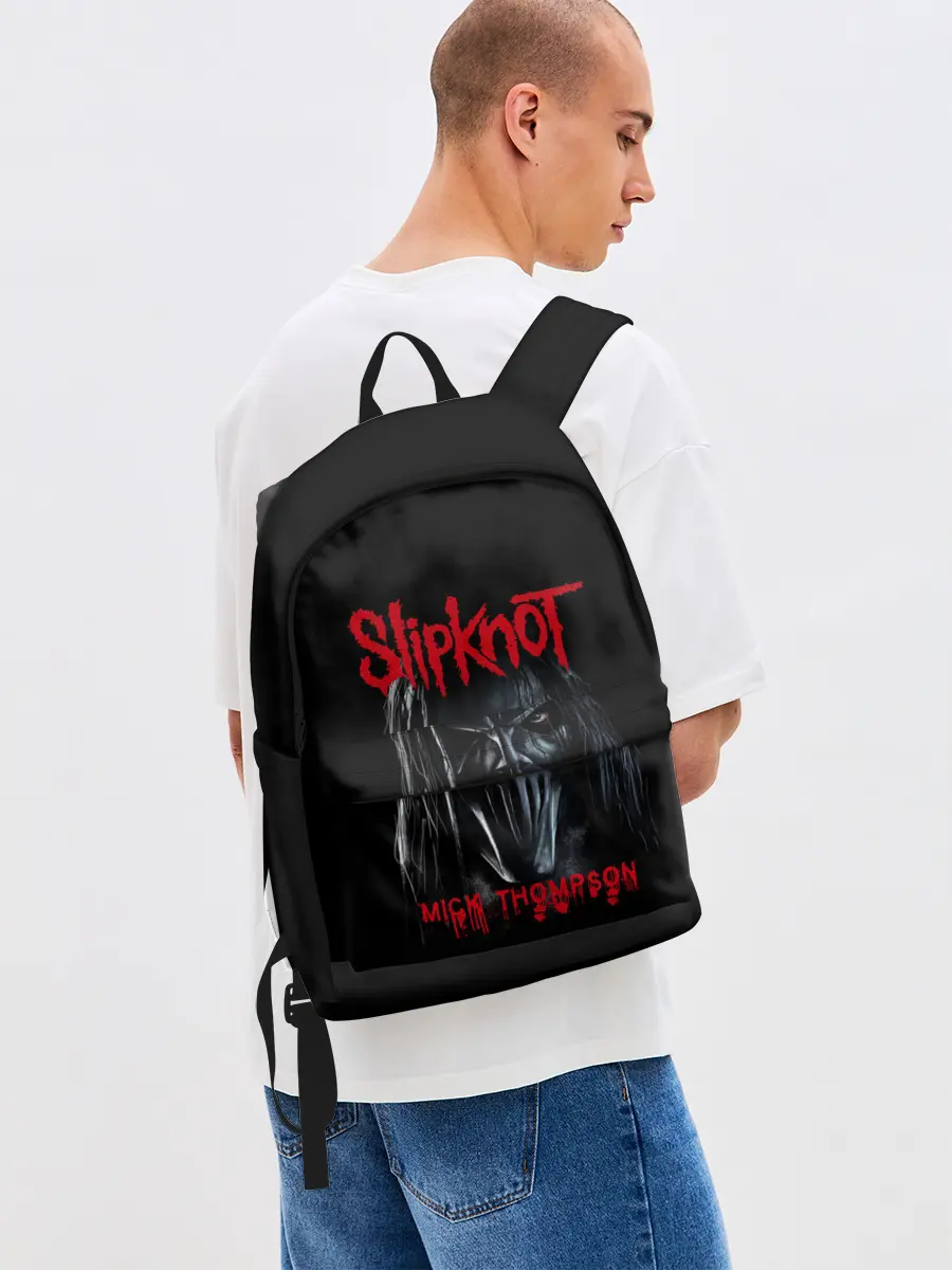 Рюкзак джинсовый / MICK THOMPSON | SLIPKNOT | СЛИПКНОТ