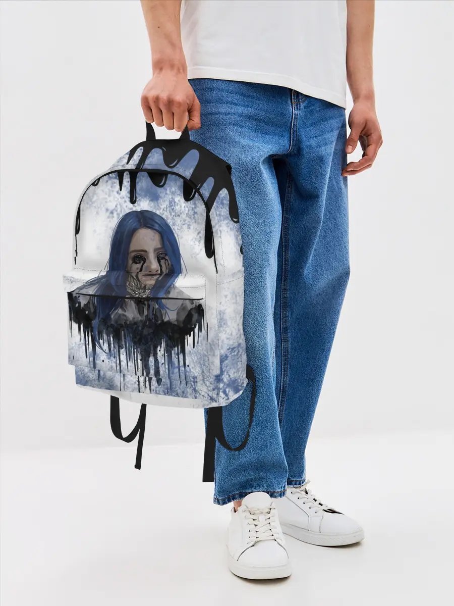 Рюкзак джинсовый / BILLIE EILISH | БИЛЛИ АЙЛИШ
