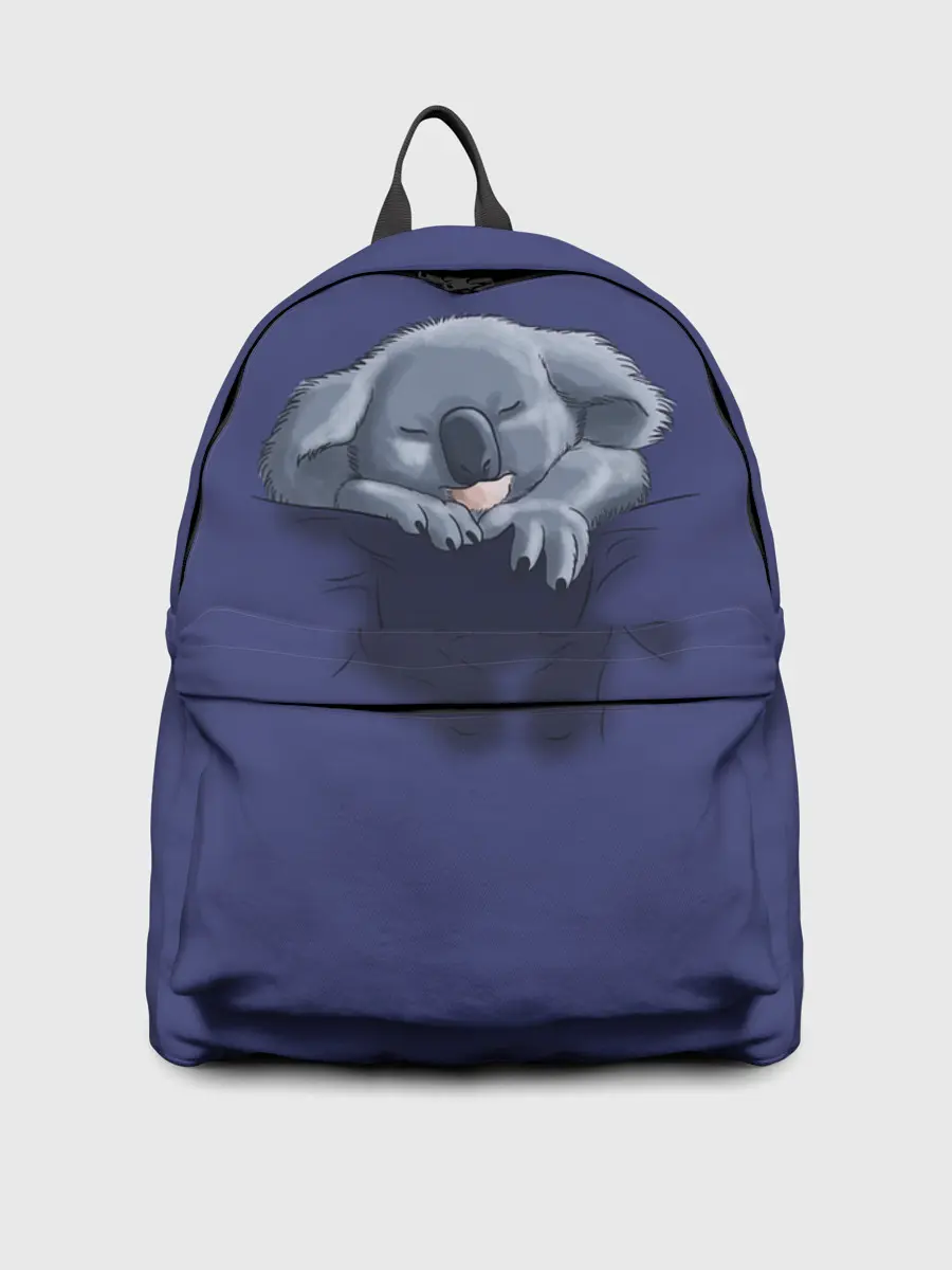 Рюкзак джинсовый / Спящая коала