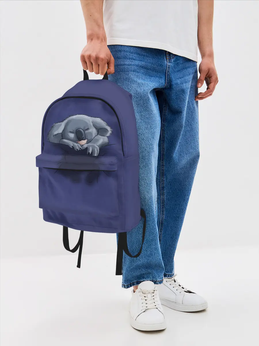 Рюкзак джинсовый / Спящая коала