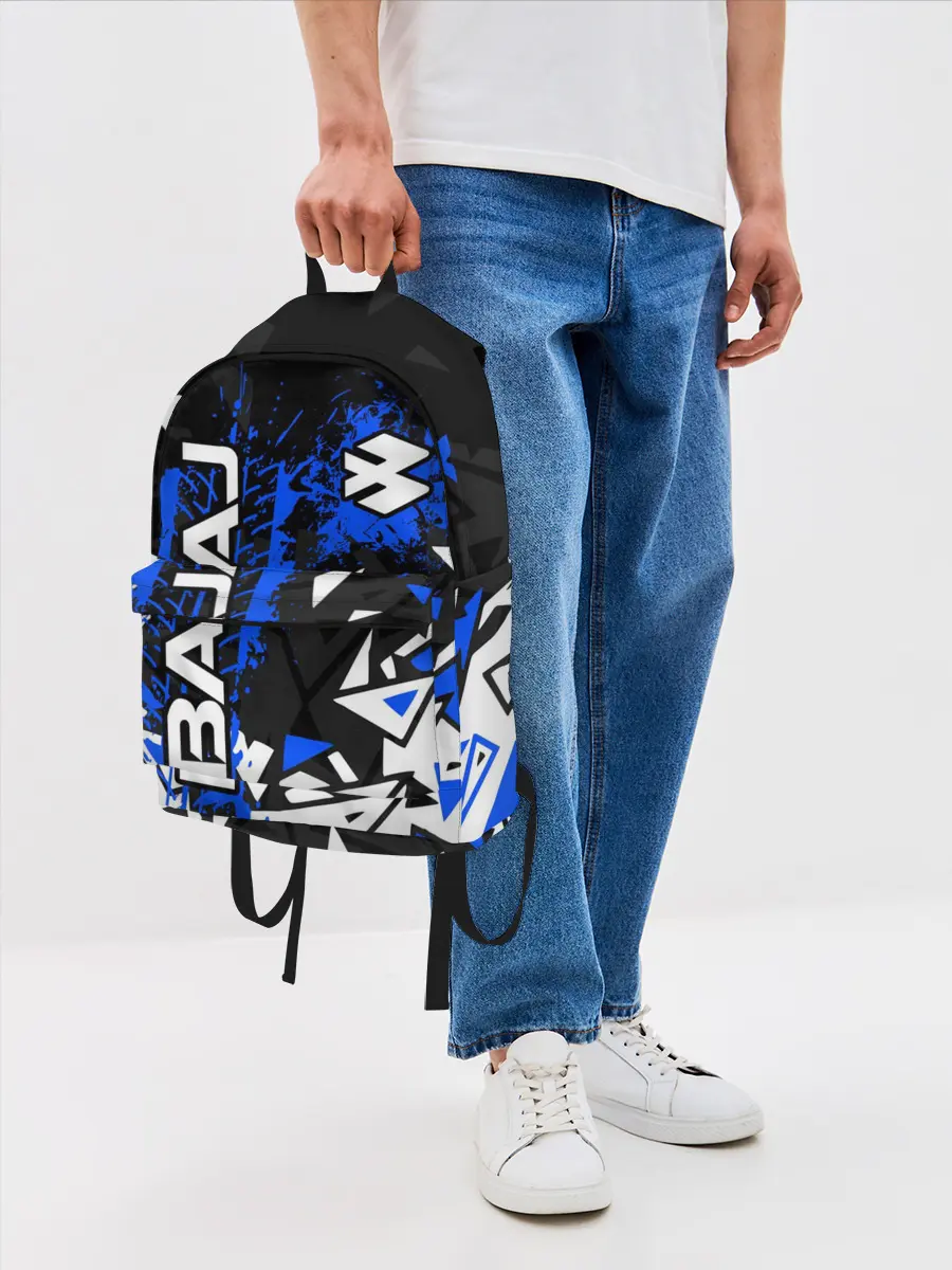 Рюкзак джинсовый / BAJAJ / БАДЖАДЖ / MOTOSPORT