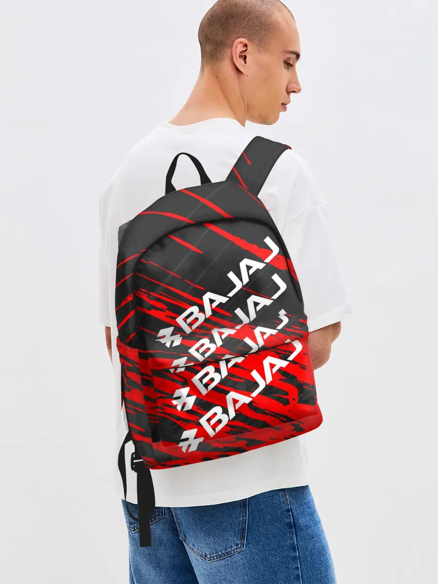 Рюкзак джинсовый / BAJAJ / БАДЖАДЖ / MOTOSPORT