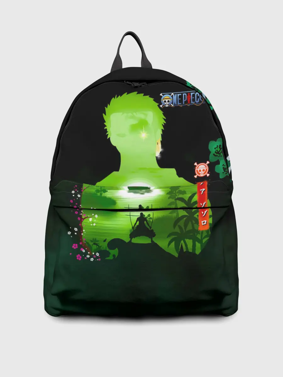 Рюкзак джинсовый / Зоро One Piece. Большой куш