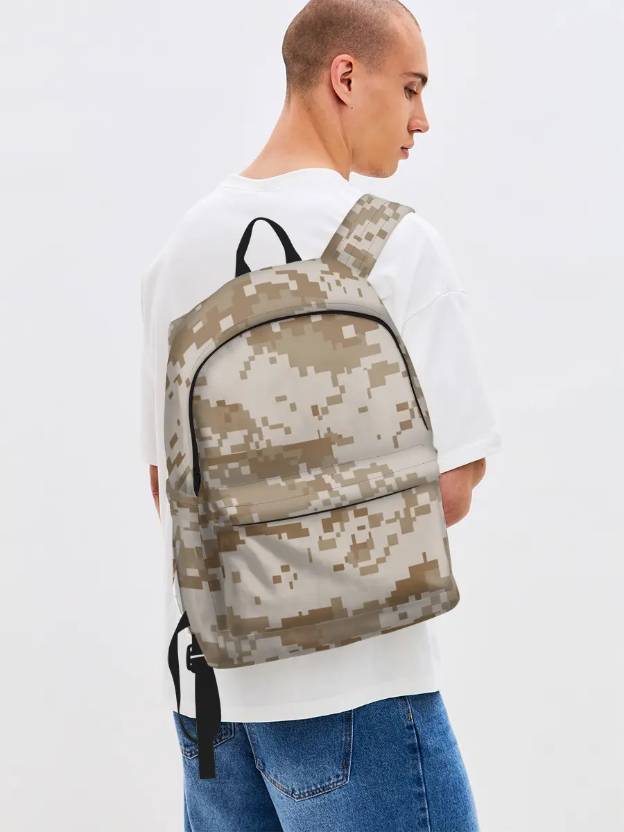 Рюкзак джинсовый / Камуфляжный пиксель