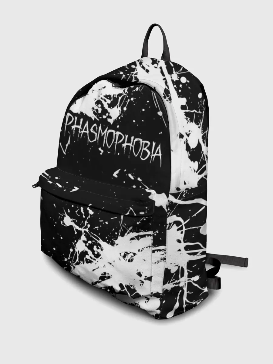 Рюкзак джинсовый / Phasmophobia / краска