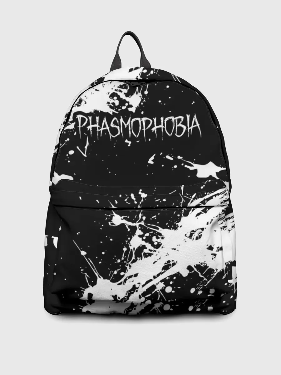 Рюкзак джинсовый / Phasmophobia / краска