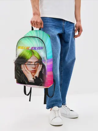 Рюкзак джинсовый / BILLIE EILISH / БИЛЛИ АЙЛИШ
