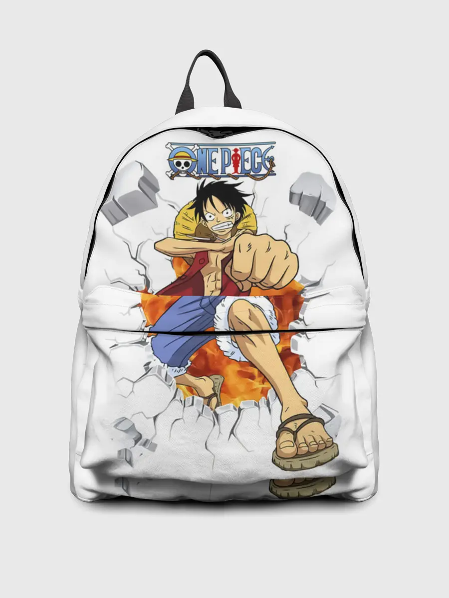 Рюкзак джинсовый / Луффи One Piece. Большой куш