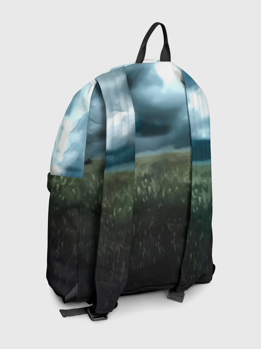 Рюкзак джинсовый / Луффи в поле. One Piece