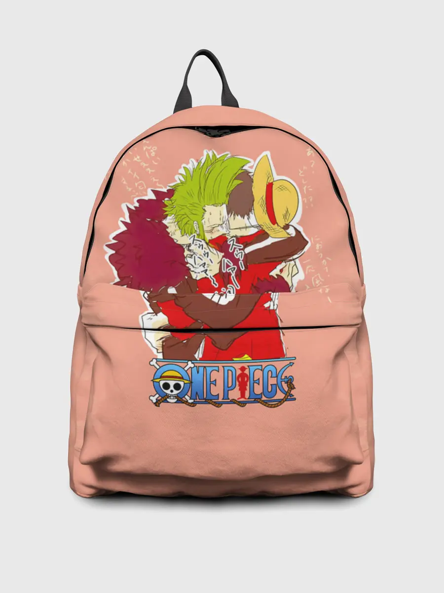 Рюкзак джинсовый / Бартоломео и Луффи One Piece