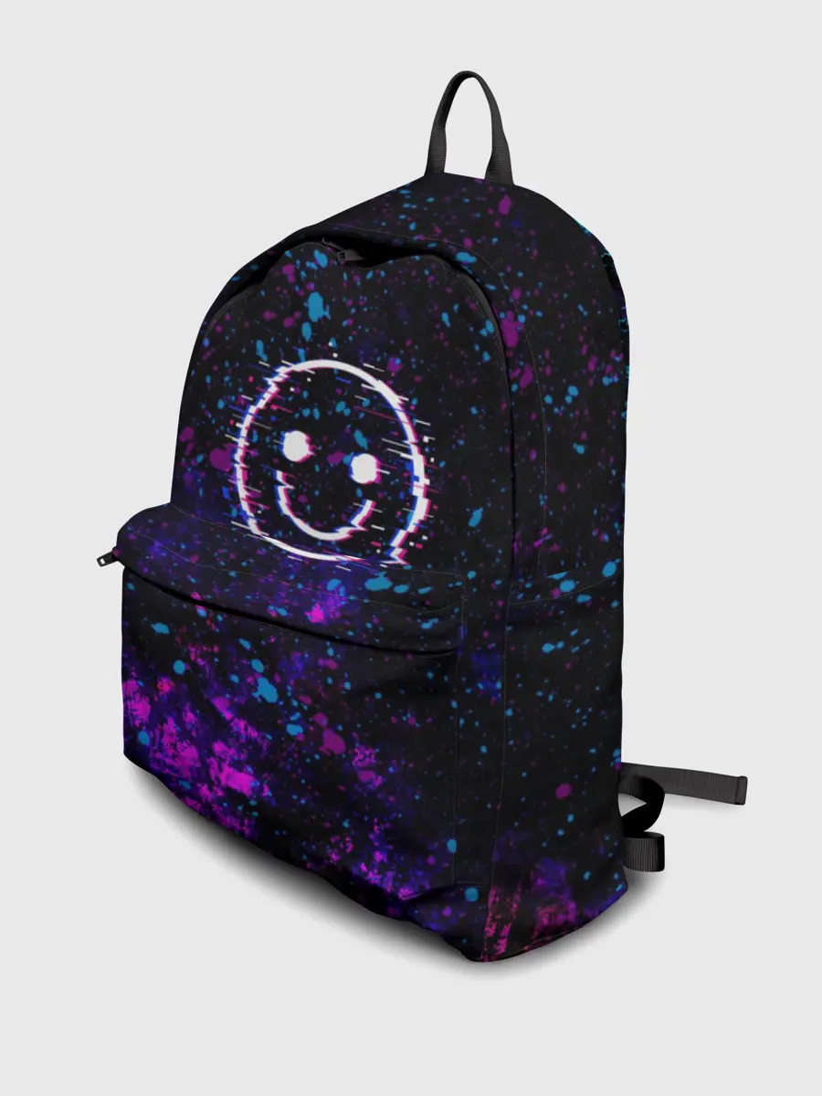 Рюкзак джинсовый / GLITCH SMILE | ГЛИТЧ СМАЙЛ