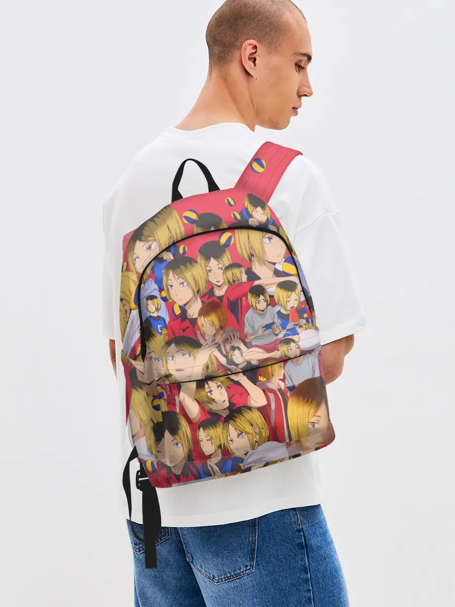 Рюкзак джинсовый / Kozume Kenma Pattern Color