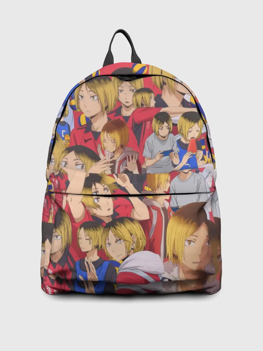 Рюкзак джинсовый / Kozume Kenma Pattern Color