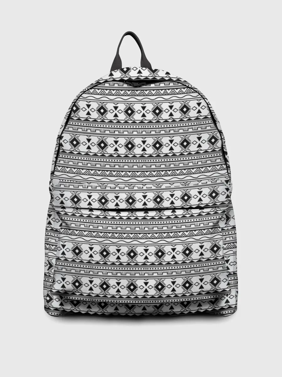 Рюкзак джинсовый / Геометрический узор