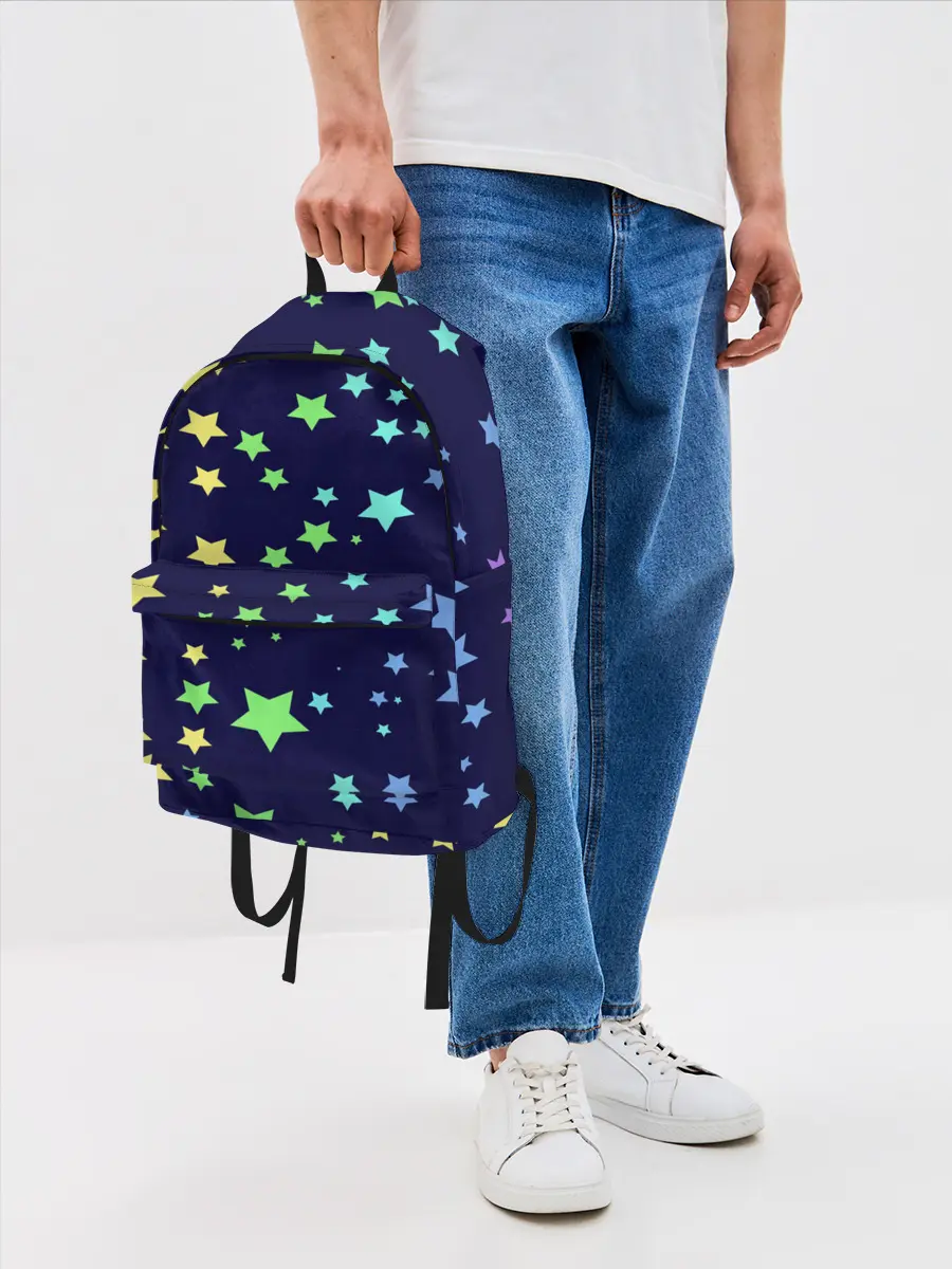 Рюкзак джинсовый / Звезды