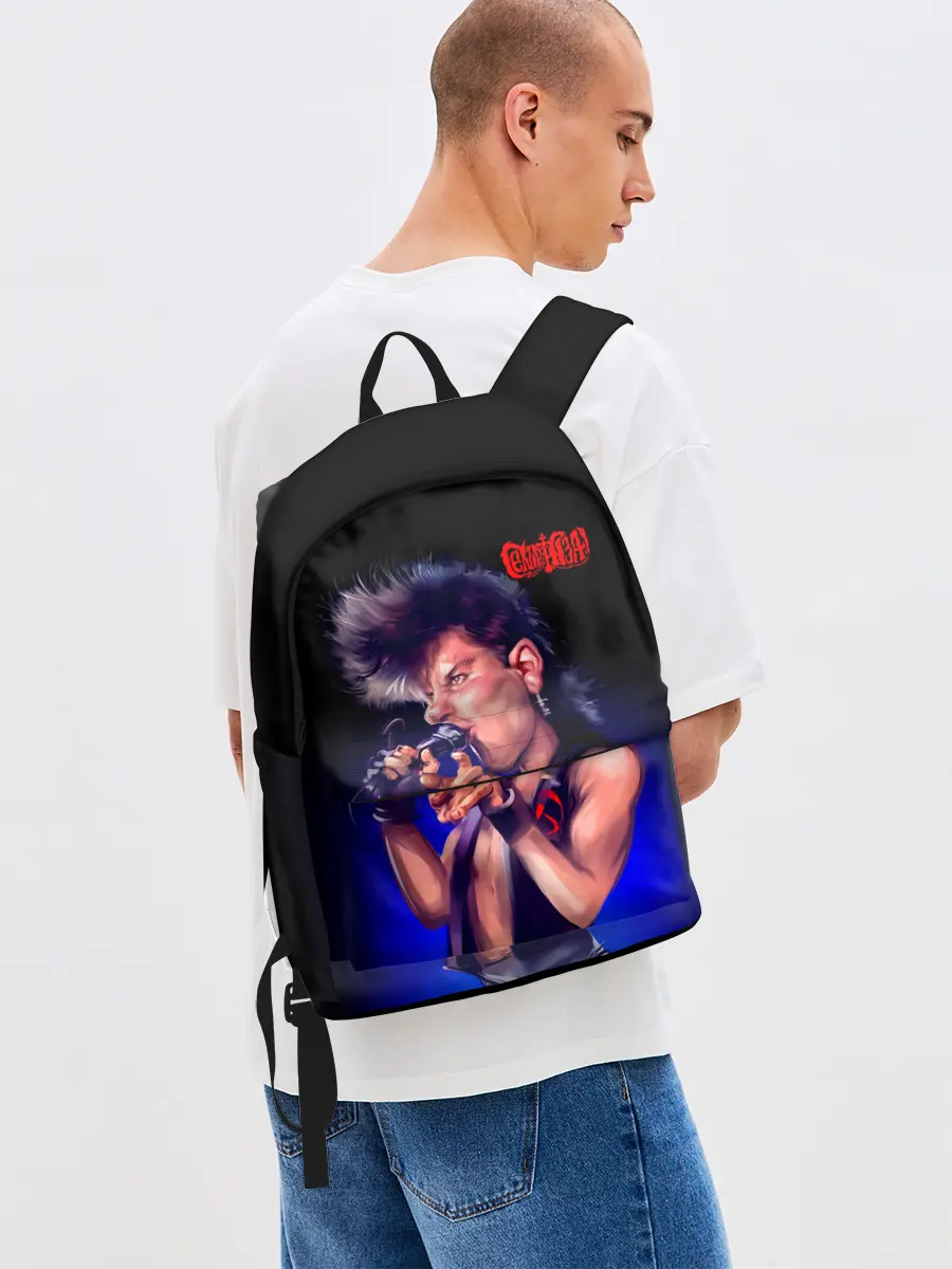 Рюкзак джинсовый / Юра ХОЙ арт Сектор Газа