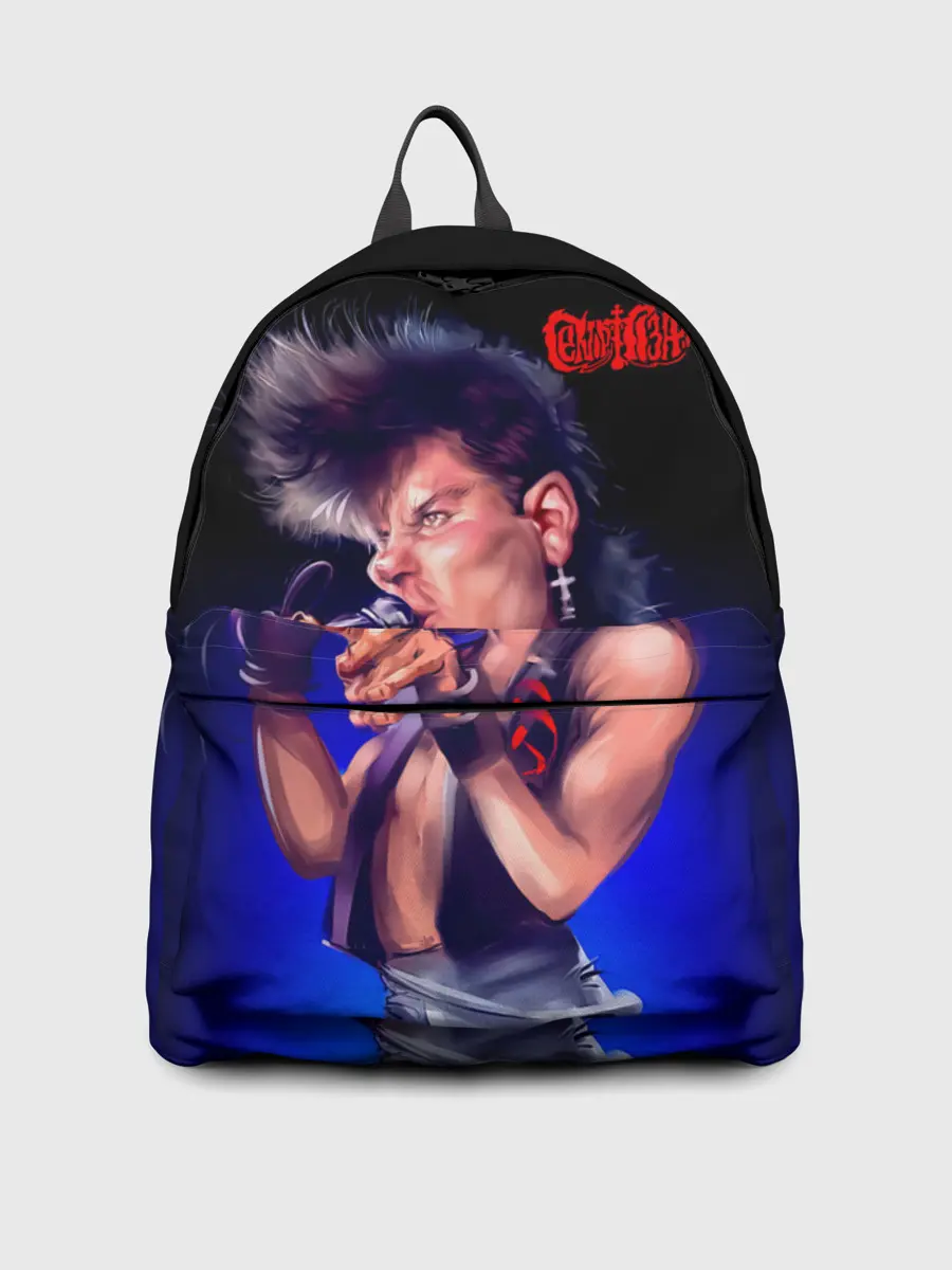 Рюкзак джинсовый / Юра ХОЙ арт Сектор Газа